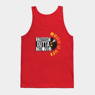 Straight outta the 70s design Tank Top